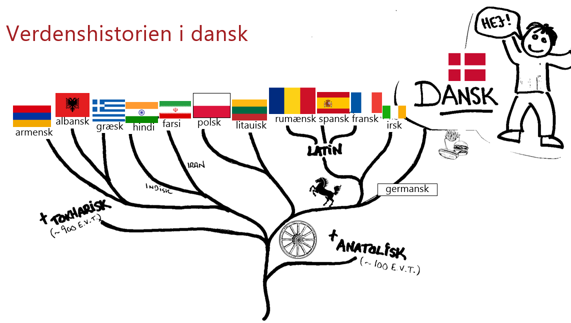 Verdenshistorien i dansk - en rejse gennem vores sprog