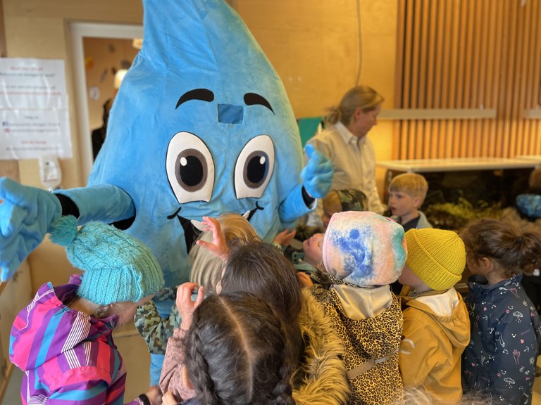 Vandmaskotten Vilma i Sorø